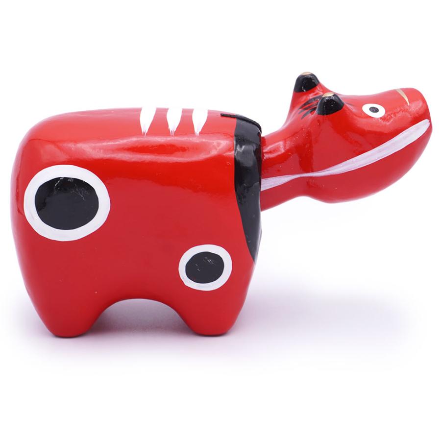 野沢民芸 会津張り子 赤ベコ 2号（11.5cm）縁起物 家内安全 無病息災 疫病退散 郷土玩具 |  | 02