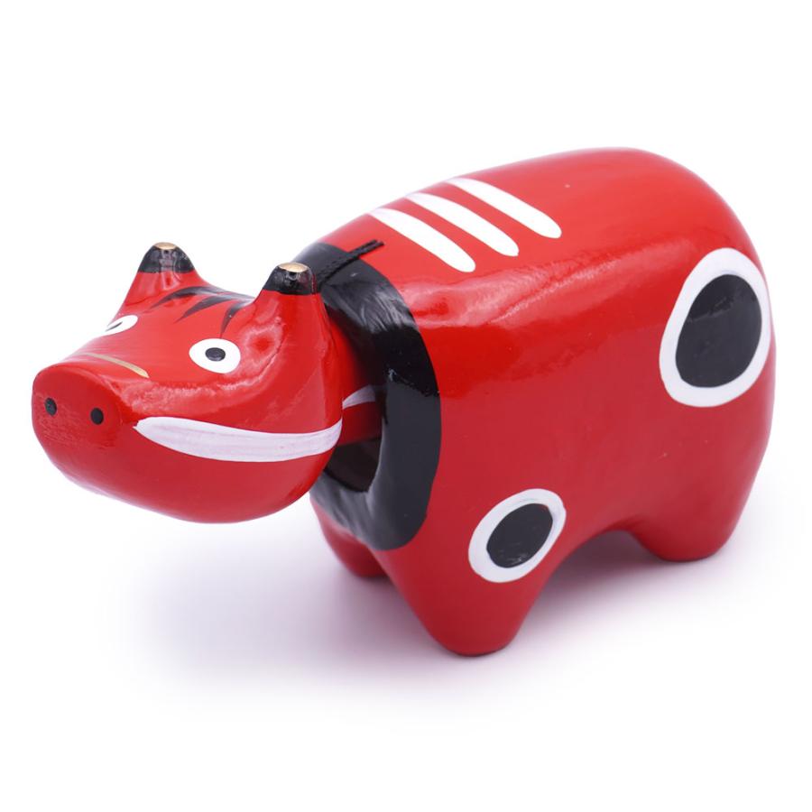 野沢民芸 会津張り子 赤ベコ 2号（11.5cm）縁起物 家内安全 無病息災 疫病退散 郷土玩具 |  | 06