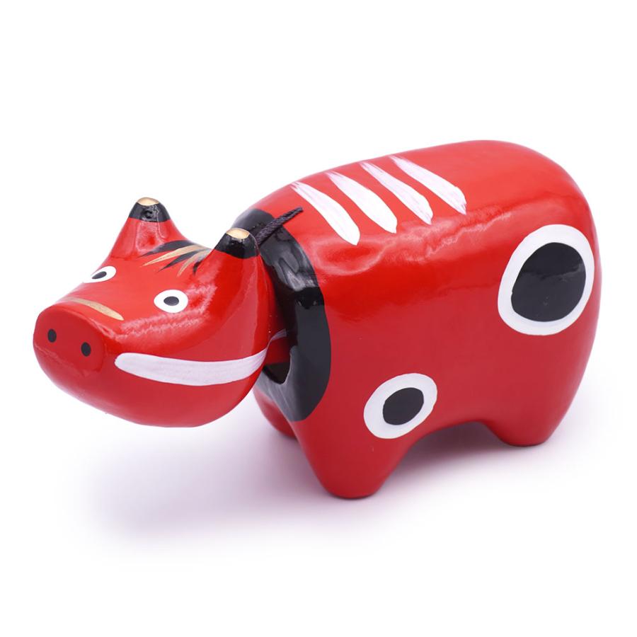 野沢民芸 会津張り子 赤ベコ 3号（15cm）縁起物 家内安全 無病息災 疫病退散 郷土玩具 |  | 06