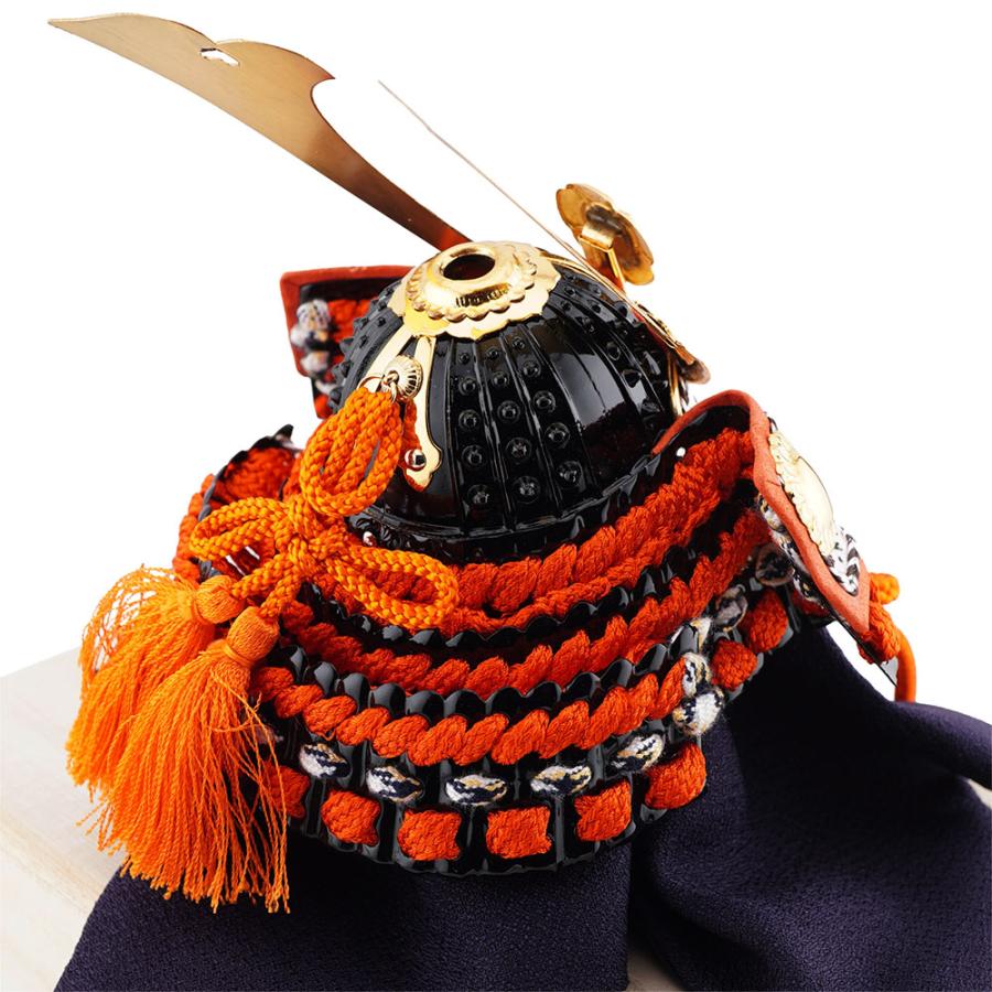 東京 久月 信長公の兜 ミニサイズ 桐箱付き　日本製 お土産 R-5893 和雑貨/コンパクト/置物/端午の節句/五月人形 | 久月 | 03