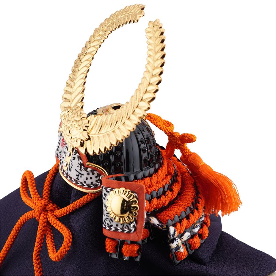 東京 久月 家康公の兜 ミニサイズ 桐箱付き　日本製 お土産 R-5895 和雑貨/コンパクト/置物/端午の節句/五月人形 | 久月 | 02