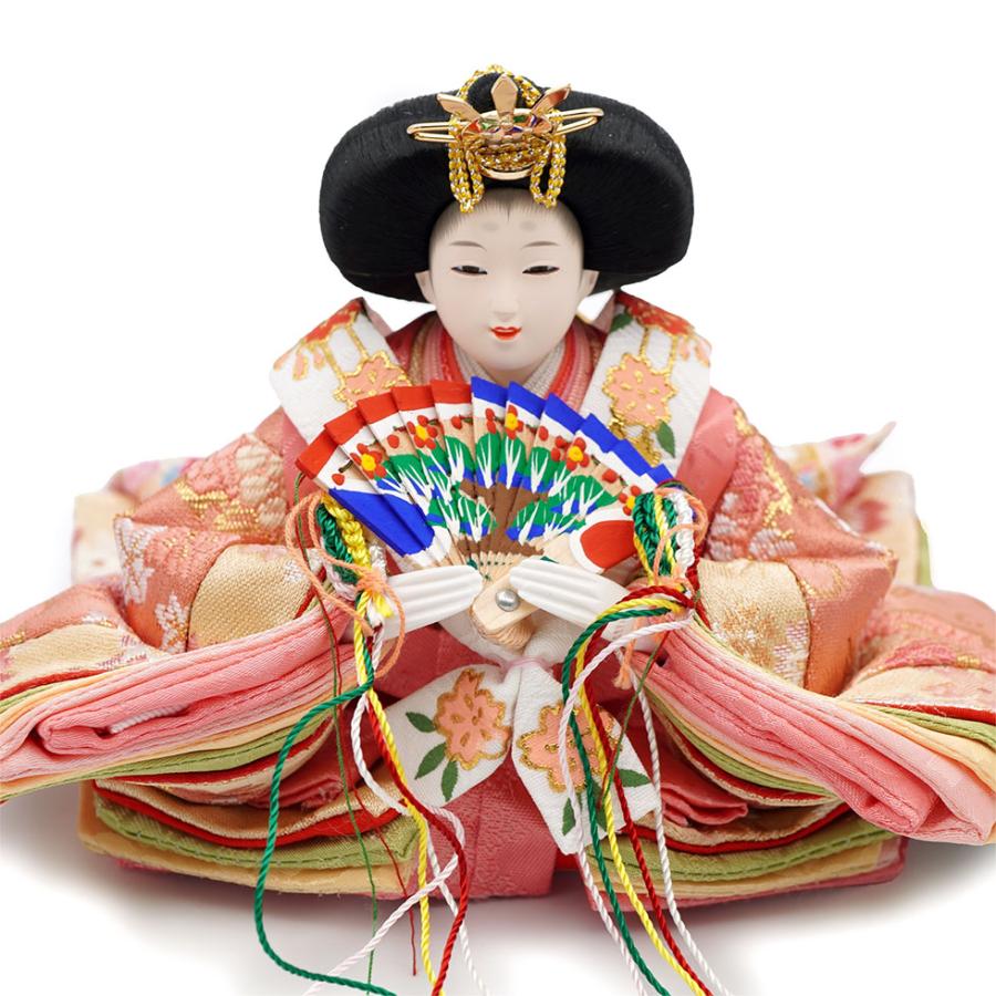 【送料無料】久月作 束帯小芥子親王平飾り＆つるし雛セット　雛人形/ひな人形/おひなさま/コンパクト/雛祭り/節句/女の子/人形の久月 | 久月 | 05