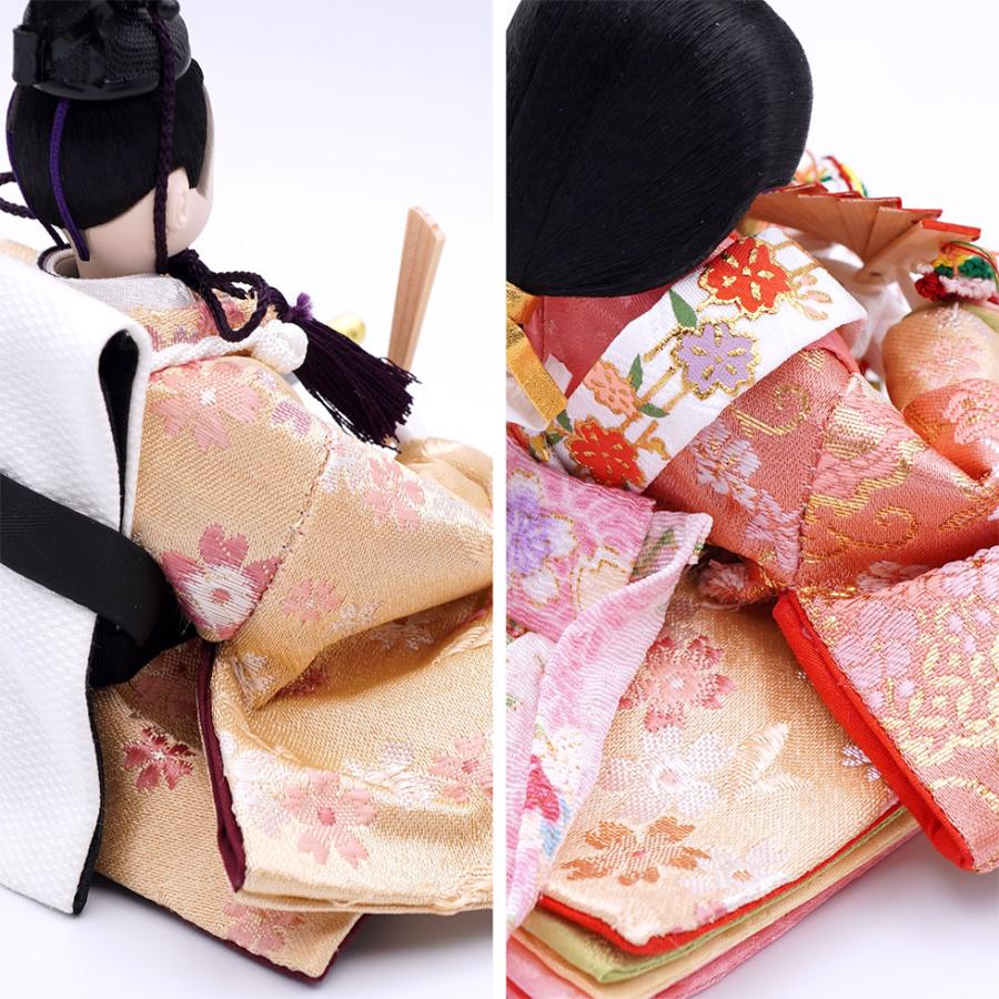 【送料無料】久月作 束帯小芥子親王平飾り＆つるし雛セット　雛人形/ひな人形/おひなさま/コンパクト/雛祭り/節句/女の子/人形の久月 | 久月 | 07