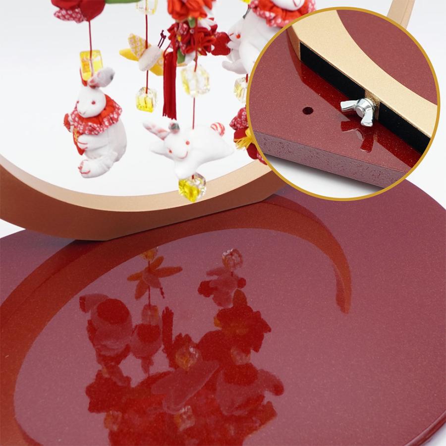 【送料無料】久月作 束帯小芥子親王平飾り＆つるし雛セット　雛人形/ひな人形/おひなさま/コンパクト/雛祭り/節句/女の子/人形の久月 | 久月 | 08