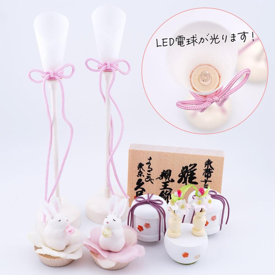 久月作 束帯親王飾り 亀甲枝垂桜収納台セット ピンク　雛人形/ひな人形/おひなさま/コンパクト/雛祭り/節句/女の子/人形の久月 | 久月 | 09