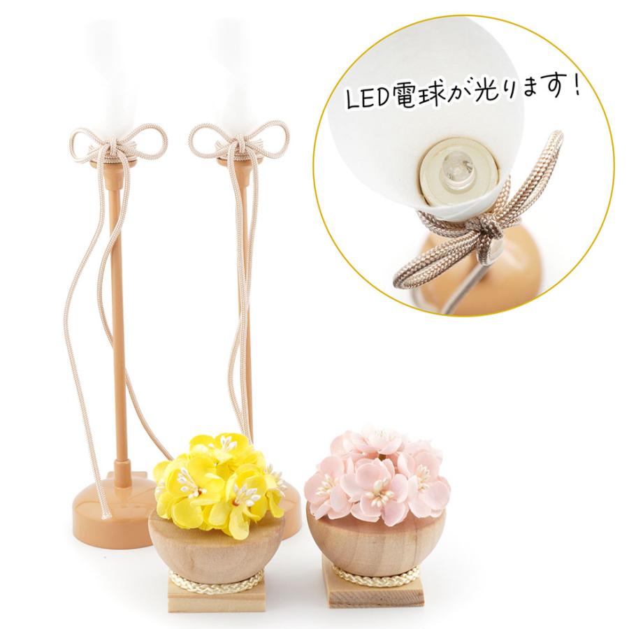 久月作 束帯親王飾り 白木格子枝梅 天然木収納台セット　雛人形/ひな人形/おひなさま/コンパクト/雛祭り/節句/女の子/人形の久月 | 久月 | 08