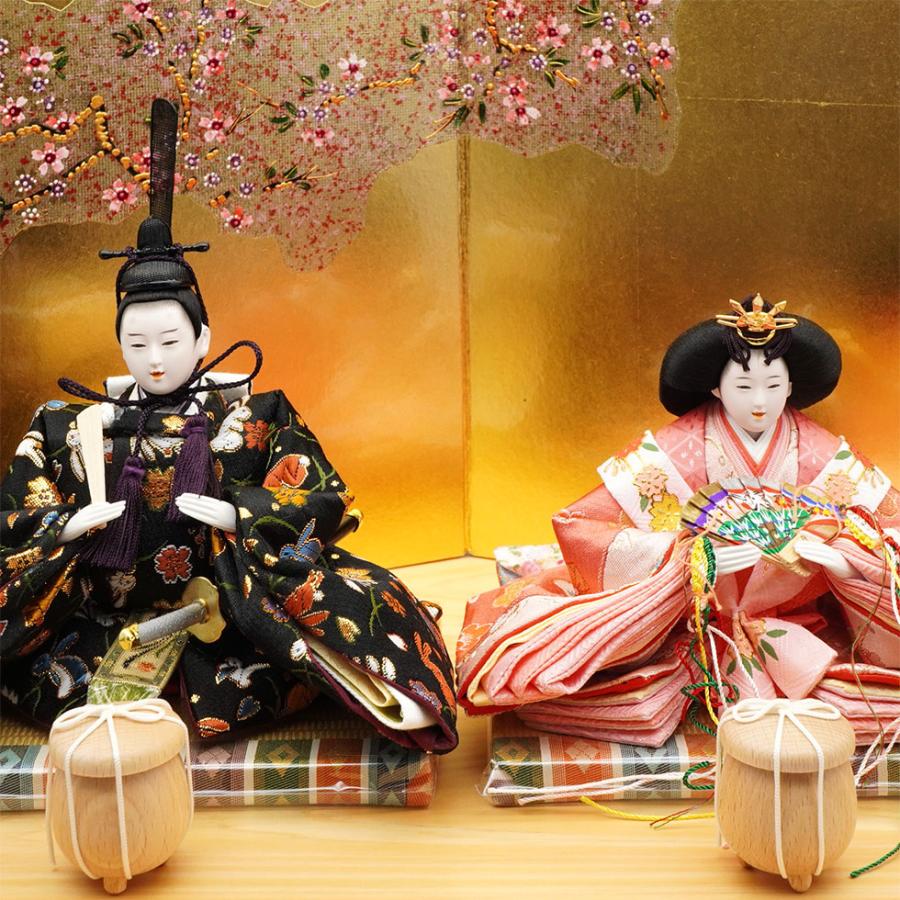 久月作 束帯親王飾り 桧収納台セット　雛人形/ひな人形/おひなさま/コンパクト/雛祭り/節句/女の子/人形の久月 | 久月 | 02