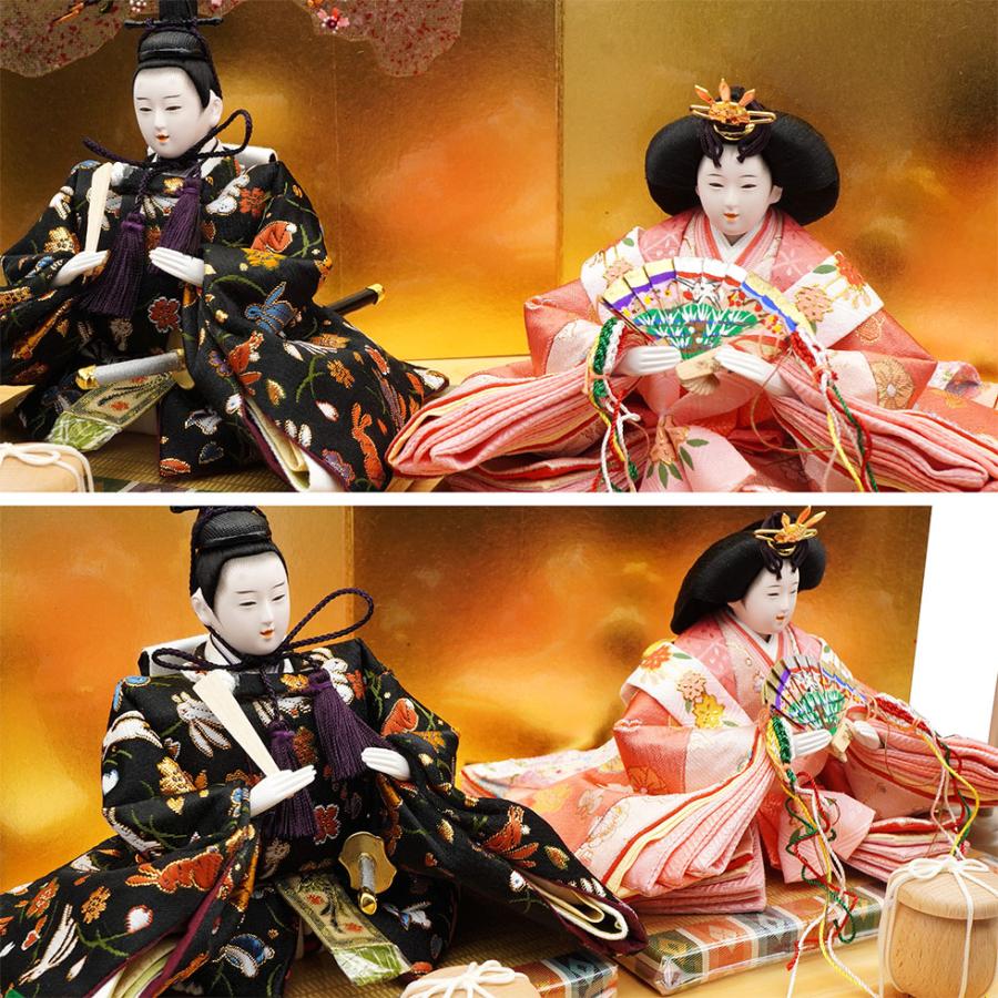 久月作 束帯親王飾り 桧収納台セット　雛人形/ひな人形/おひなさま/コンパクト/雛祭り/節句/女の子/人形の久月 | 久月 | 03