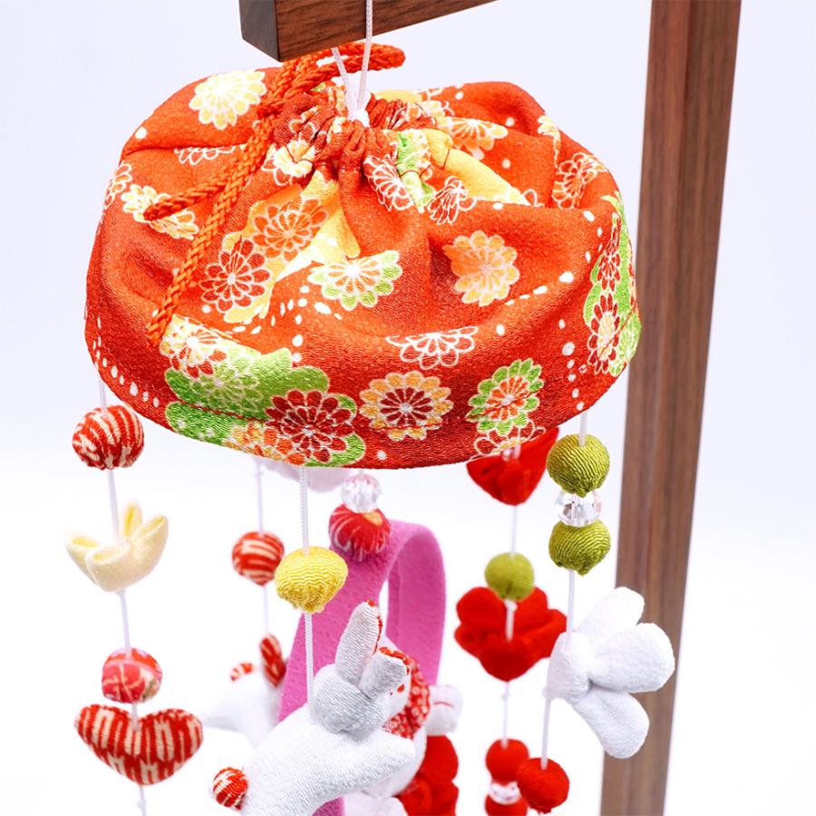 【送料無料】つるし雛 春うらら・ハート スタンド付きセット　雛人形/ひな人形/おひなさま/コンパクト/雛祭り/節句/女の子/人形の久月 | 久月 | 04