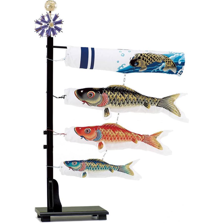【一点限り】鯉のぼり（室内用)　プチ座敷鯉物語セット　60cm 送料無料】お部屋に飾る鯉のぼりセット『プチ座敷鯉物語』 60cm 天華