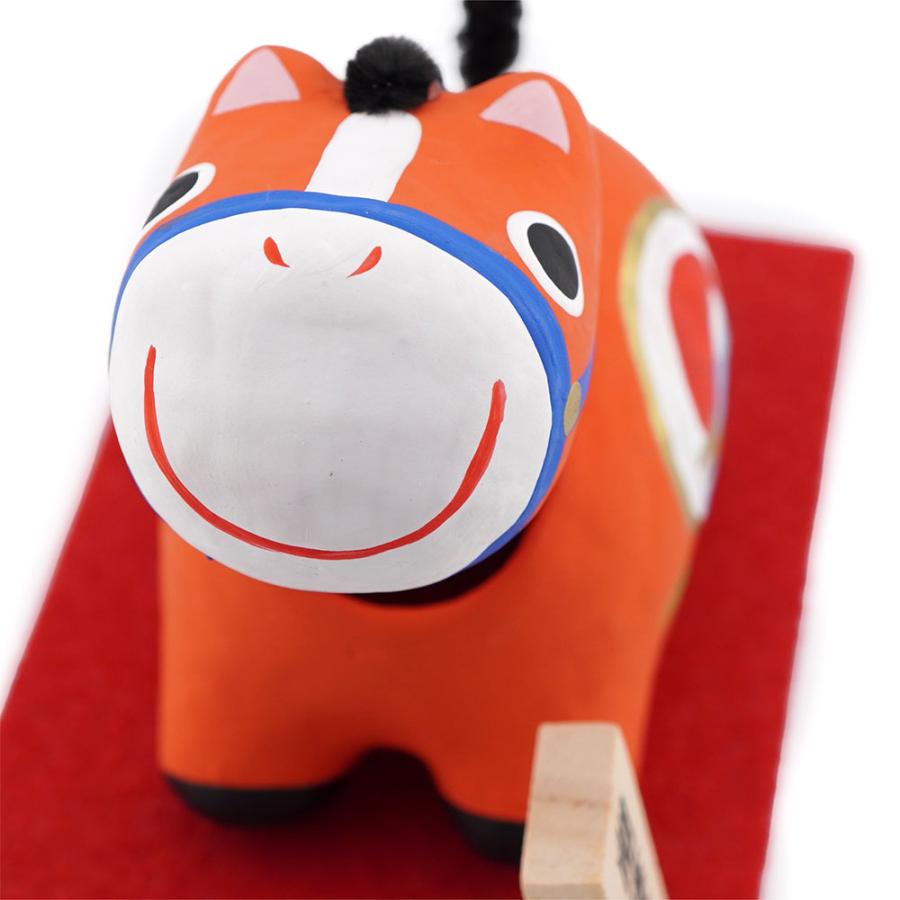 首振り わんぱく午（小）　和雑貨/張り子/民芸品/紙人形/一千乃/お正月/干支/午年/令和8年/2026年/置物/縁起物/開運/うま年 |  | 02