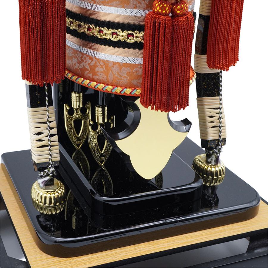 【送料無料】久月作 破魔弓飾り 15号 天海 黒塗りケース入り　正月飾り/男の子/男児/お祝い/節句/初正月 | 久月 | 07