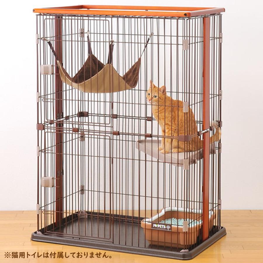 猫 キャット ケージ 2段 ボンビアルコン ウッドワンサークルキャット ねこ | ボンビアルコン | 01