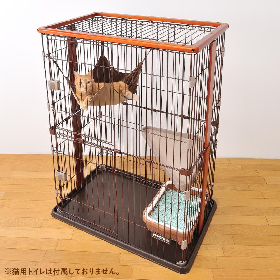 猫 キャット ケージ 2段 ボンビアルコン ウッドワンサークルキャット ねこ | ボンビアルコン | 03