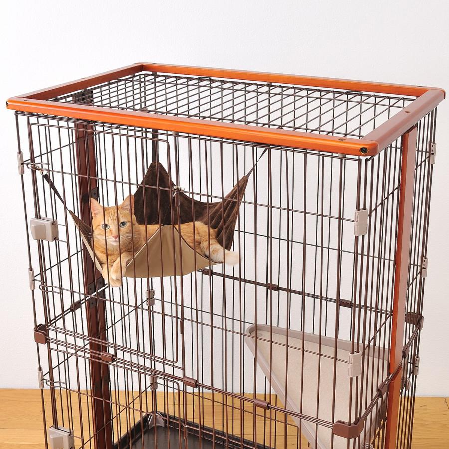 ボンビアルコン 猫 キャット ケージ 2段 ウッドワンサークルキャット