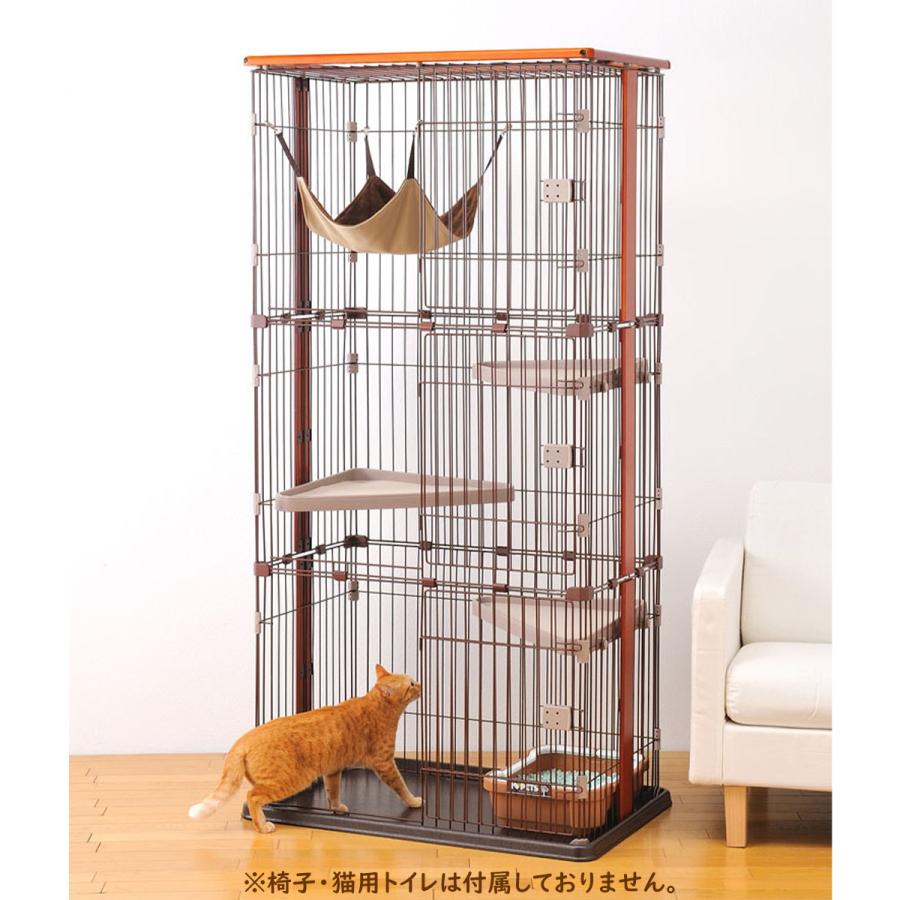 猫 キャット ケージ 大型 3段 ボンビアルコン ウッドワンサークルキャット | ボンビアルコン | 01