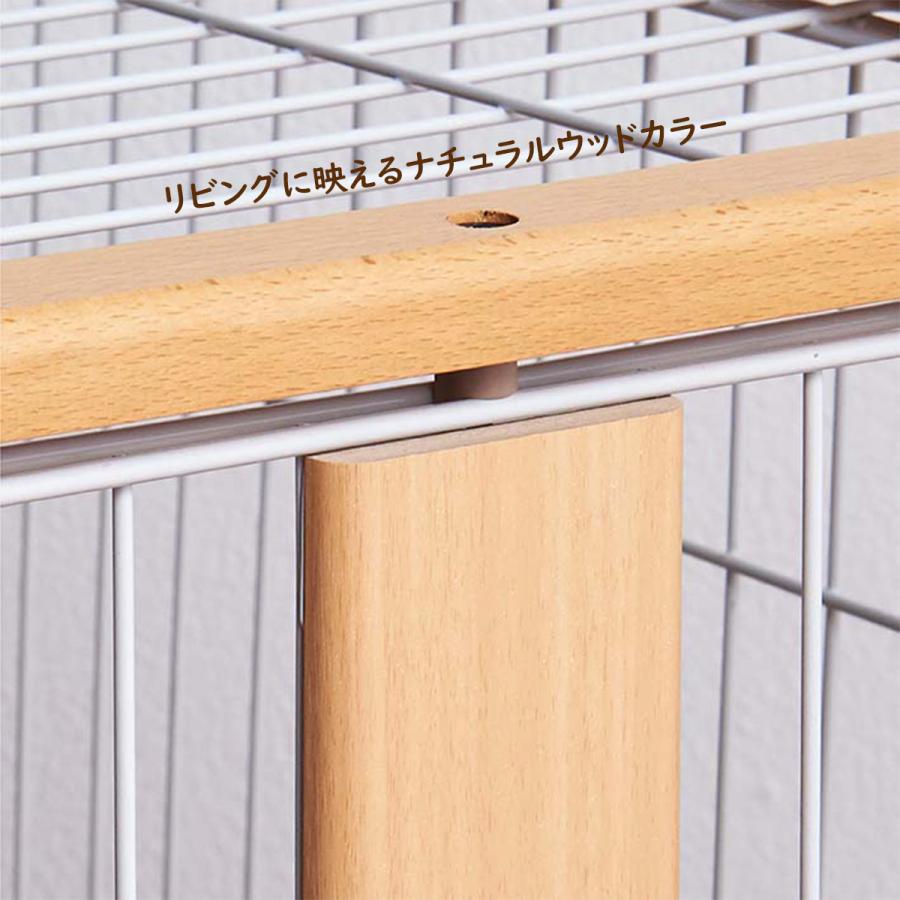 猫 キャット ケージ 2段 ボンビアルコン ウッドワンサークルキャットワイドドア ねこ | ボンビアルコン | 03