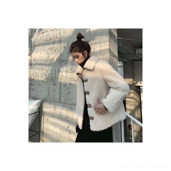 新品 本物 当店在庫だから安心 ムートンコートレディースショート丈秋冬コートファーコートファッションアウターボタン付きカジュアル保温防寒 秋冬コート ショート丈 レディース ムートンコート コート アウター Meorboston Org