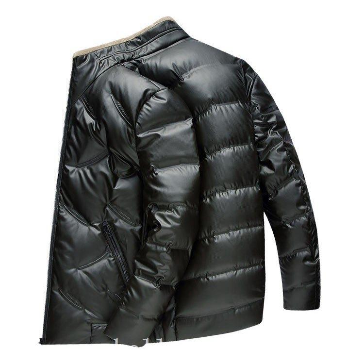 大人気商品 ダウンジャケットメンズジャケットアウター厚手ダウン高品質紳士服暖かいジャケット秋冬40代50代ビジネス ダウンコート 色 ブルー Thedognutritionist Com