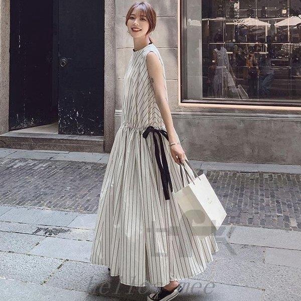 海外ブランド ワンピースレディースワンピシフォンロングワンピース春夏秋おしゃれ袖なしストライプ通勤ol結婚式大きいサイズ体型カバー着痩せ大人 Hel Hello S Mee 通販 Yahoo ショッピング 夏の特価セール Www Therealresolutionsgroup Com