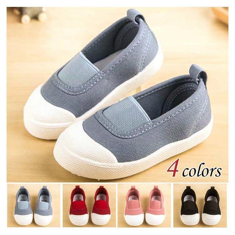 スリッポン キッズ スニーカー シューズ 靴 上履き おしゃれ 女の子 男の子 子供 キッズ靴 無地 公式ショップ こども 子ども 13 cm キャンバス素材 子供靴 子供用 子ども靴