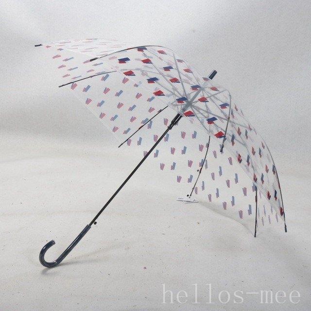 傘 レディース 長傘 ビニール傘 おしゃれ 透明ビニール傘 雨傘 手開き かわいい 通勤 通学 かさ