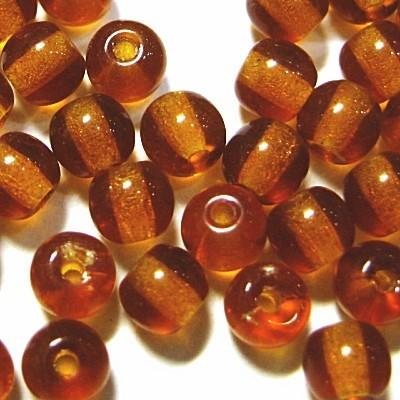 0102-4RD/256 【チェコ４丸】 ダークトパーズ　４ミリ　100個/１パック | 