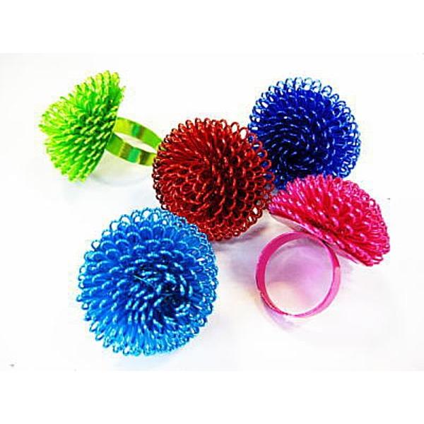 10424-『指輪パーツ』　ミックスカラーリング　２９x１６mm（モチーフ）　４個/１セット | 