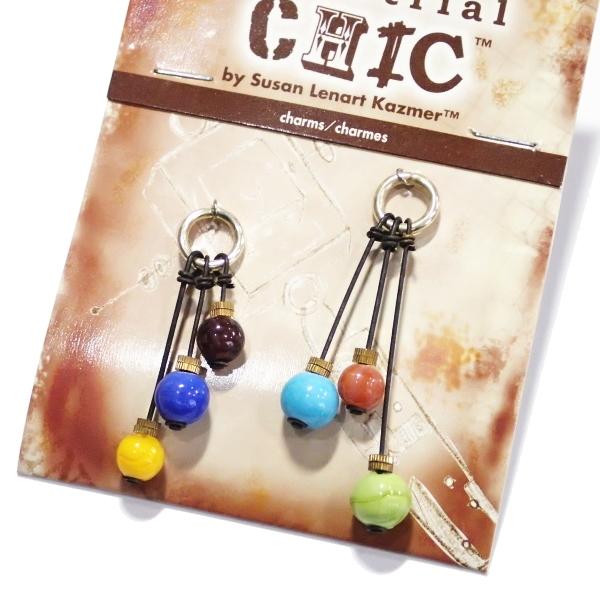 1045-〔ガラス〕　チャームセット　約７〜８mm　２個/１パック |  | 02