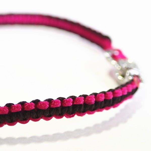 10535-『ブレスレット』　コード編み　２トーンカラー　長さ約１８．５cm　１個 |  | 03