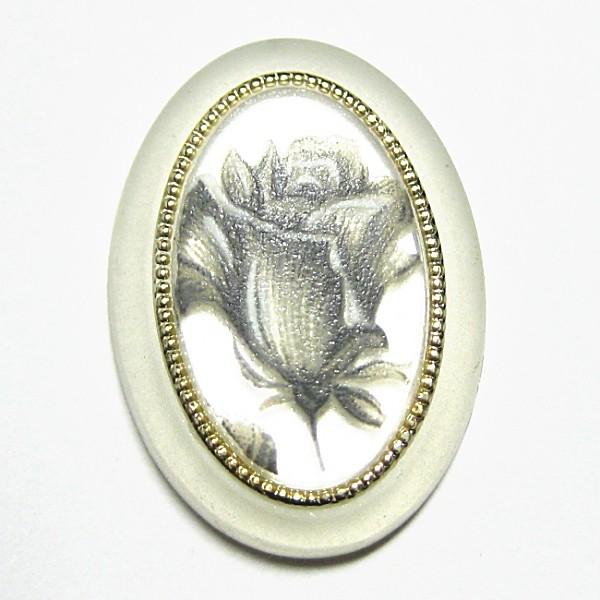 10798-《Vintage・カボション》　オーバル　２５x１８ｍｍ　１個 | 