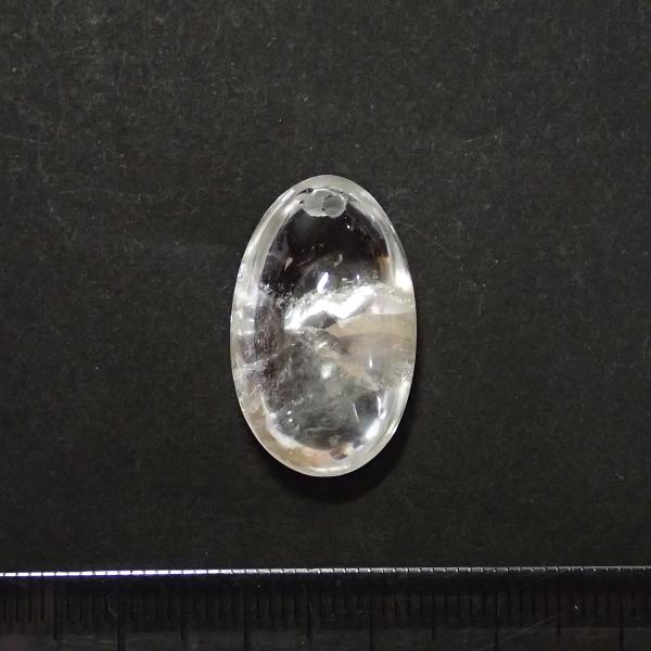 1096-《天然石ペンダント》　水晶ｉｎ水晶　約２４ｘ１４mm（４．８ｇ）　１個 | 