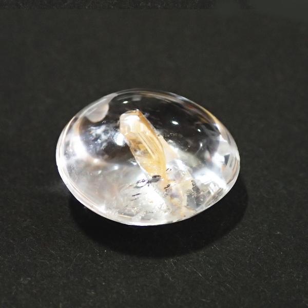 1098-《天然石ペンダント》　水晶ｉｎ水晶　約２１ｘ２２mm（６．８ｇ）　１個 |  | 01