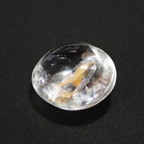 1098-《天然石ペンダント》　水晶ｉｎ水晶　約２１ｘ２２mm（６．８ｇ）　１個 |  | 02