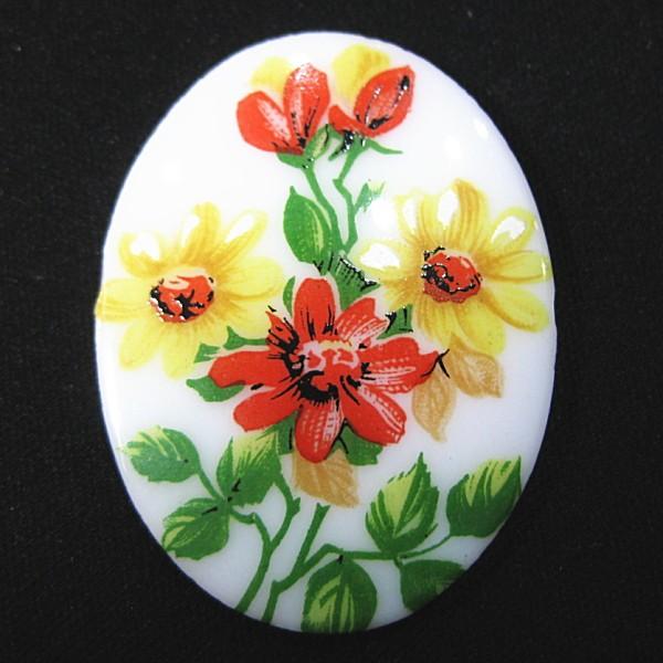 11026-《Vintage・カボション》　オーバル　４０x３０ｍｍ　１個 | 