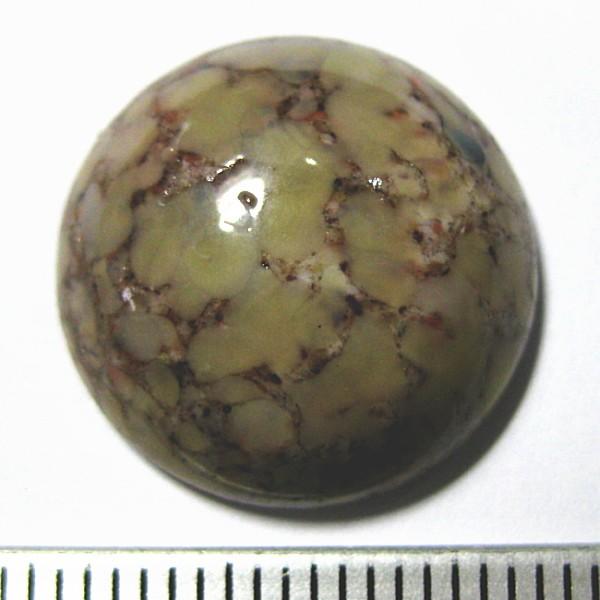 11048-《Vintage・カボション》　ラウンド　１８ｍｍ　１個 | 