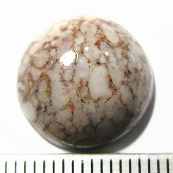 11049-《Vintage・カボション》　ラウンド　１５ｍｍ　１個 | 