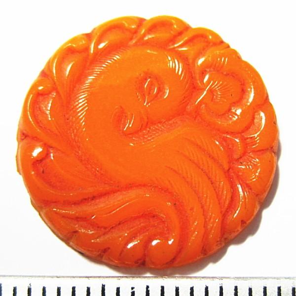 11056-《Vintage・カボション》　ラウンド　１９ｍｍ　１個 | 