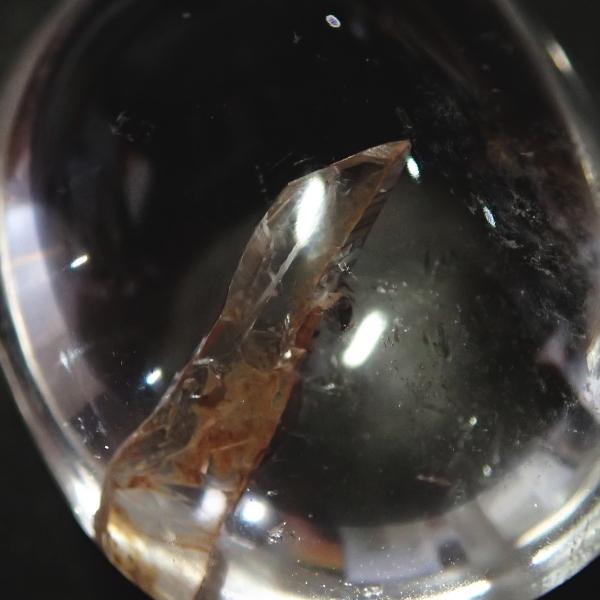 1105-《天然石ペンダント》　水晶ｉｎ水晶　約２４ｘ２０mm（９．５ｇ）　１個 |  | 03