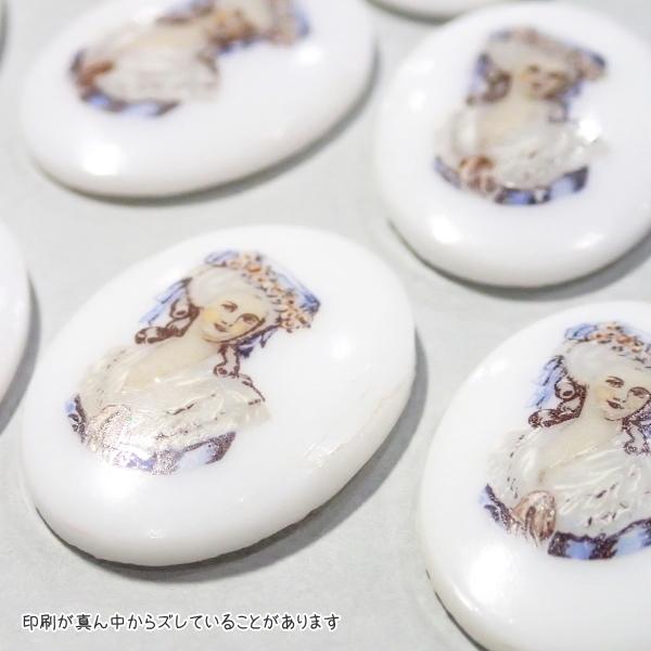 1163-《Vintage・カボション》　オーバル　２５x１８ｍｍ　１個 |  | 01