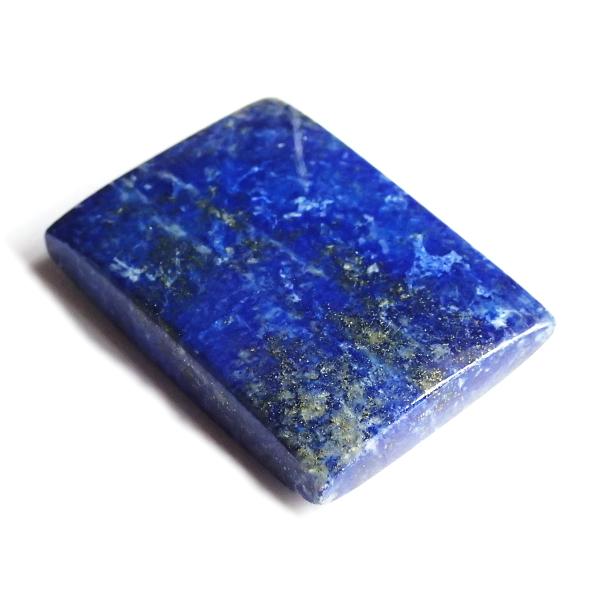 1184-『天然石ルース』　ラピスラズリ（ホール無）　約４２ｘ３１mm（２８．６ｇ）　１個 |  | 01