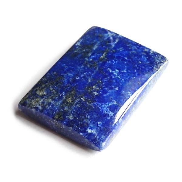 1184-『天然石ルース』　ラピスラズリ（ホール無）　約４２ｘ３１mm（２８．６ｇ）　１個 |  | 02