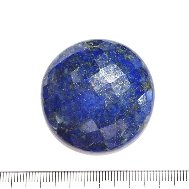 1185-『天然石ルース』　ラピスラズリ（ホール無）※カット有※　約４０mm（２４．１ｇ）　１個 | 