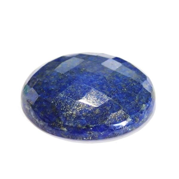 1185-『天然石ルース』　ラピスラズリ（ホール無）※カット有※　約４０mm（２４．１ｇ）　１個 |  | 01