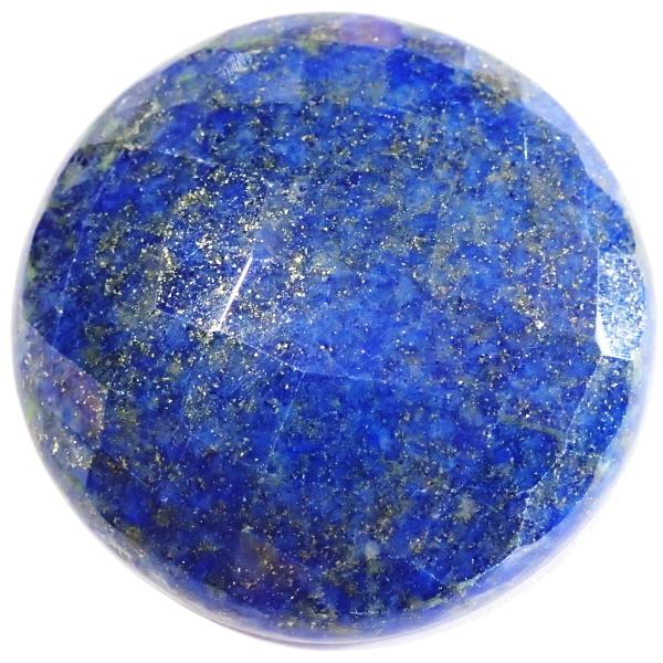 1185-『天然石ルース』　ラピスラズリ（ホール無）※カット有※　約４０mm（２４．１ｇ）　１個 |  | 02