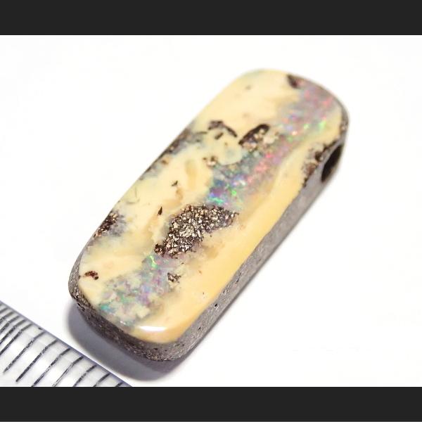 1188-《天然石ペンダント》　オパール　約２２．５ｘ９ｘ５mm（ホール２．５ｍｍ）　１個 |  | 05