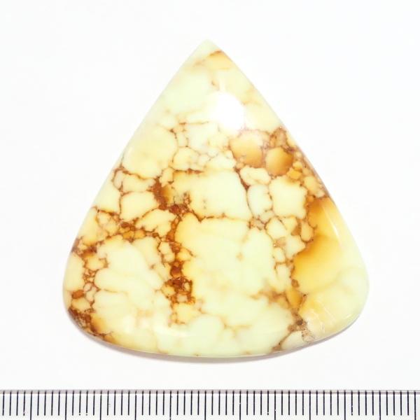 1192-『天然石ルース』　レモンクリソプレーズ（ホール無）　約４６ｘ４４mm（１７．７ｇ）　１個 | 