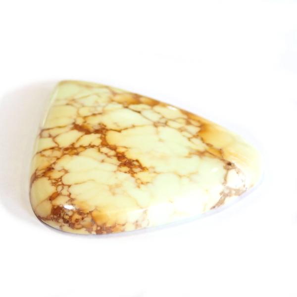 1192-『天然石ルース』　レモンクリソプレーズ（ホール無）　約４６ｘ４４mm（１７．７ｇ）　１個 |  | 02