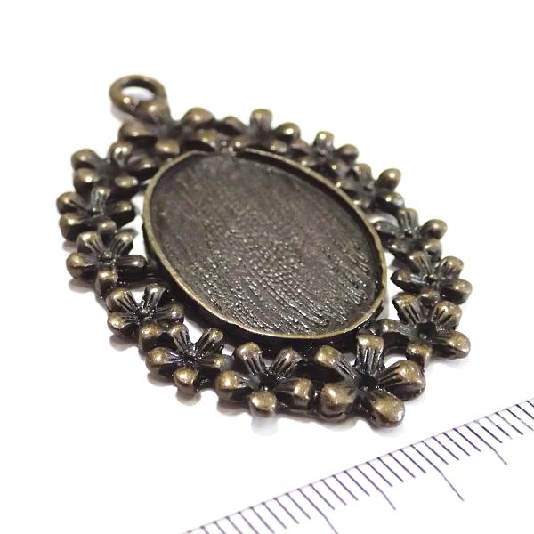 1198-［セッティング］　デザインミール皿　※濃い真鍮古美※　本体４８ｘ３２ｍｍ（内径２４x１７mm）　１個 |  | 01