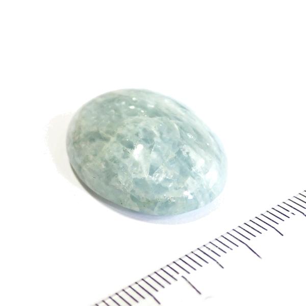 1226-『天然石ルース』　アクアマリン（ホール無）　約２７x２１．５mm（厚８mm）（７ｇ）　１個 |  | 01